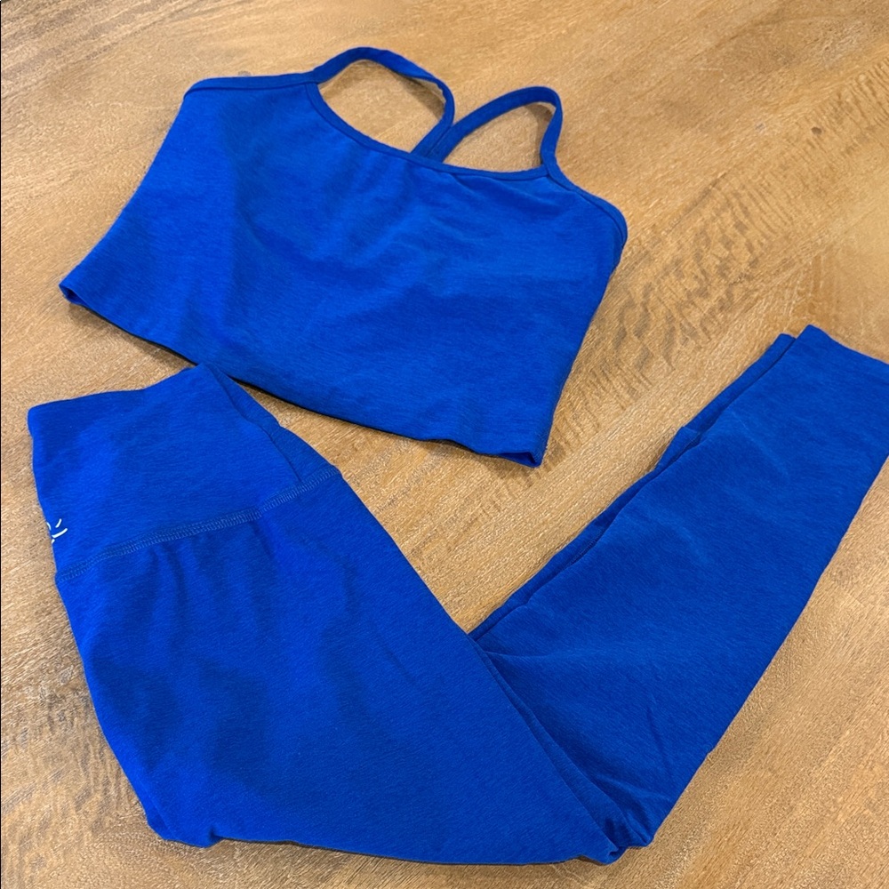 Beyond Yoga Blue Activewear Set